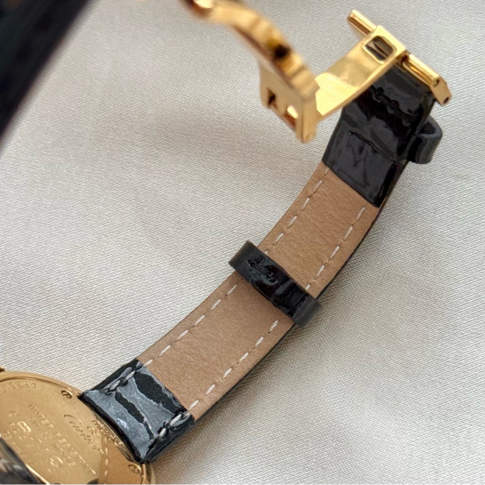 AUTHENTIC RARE VINTAGE CARTIER TRINITY WATCH - WITH BOX & EXTRA LEATHER STRAPS - Picture 7 of 15